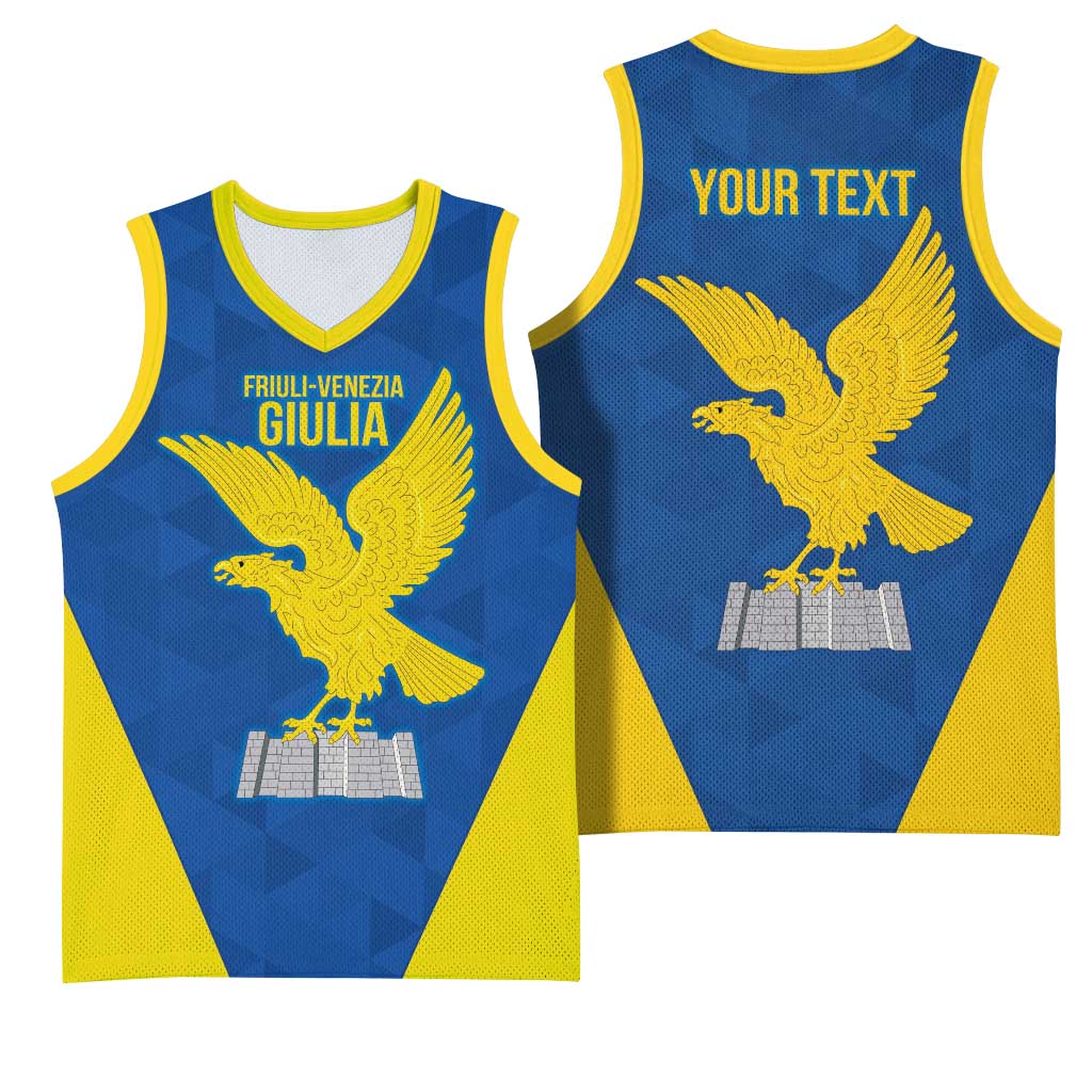 Personalized Italy Friuli-Venezia Giulia Basketball Jersey Inspiration Flags Style - Wonder Print Shop