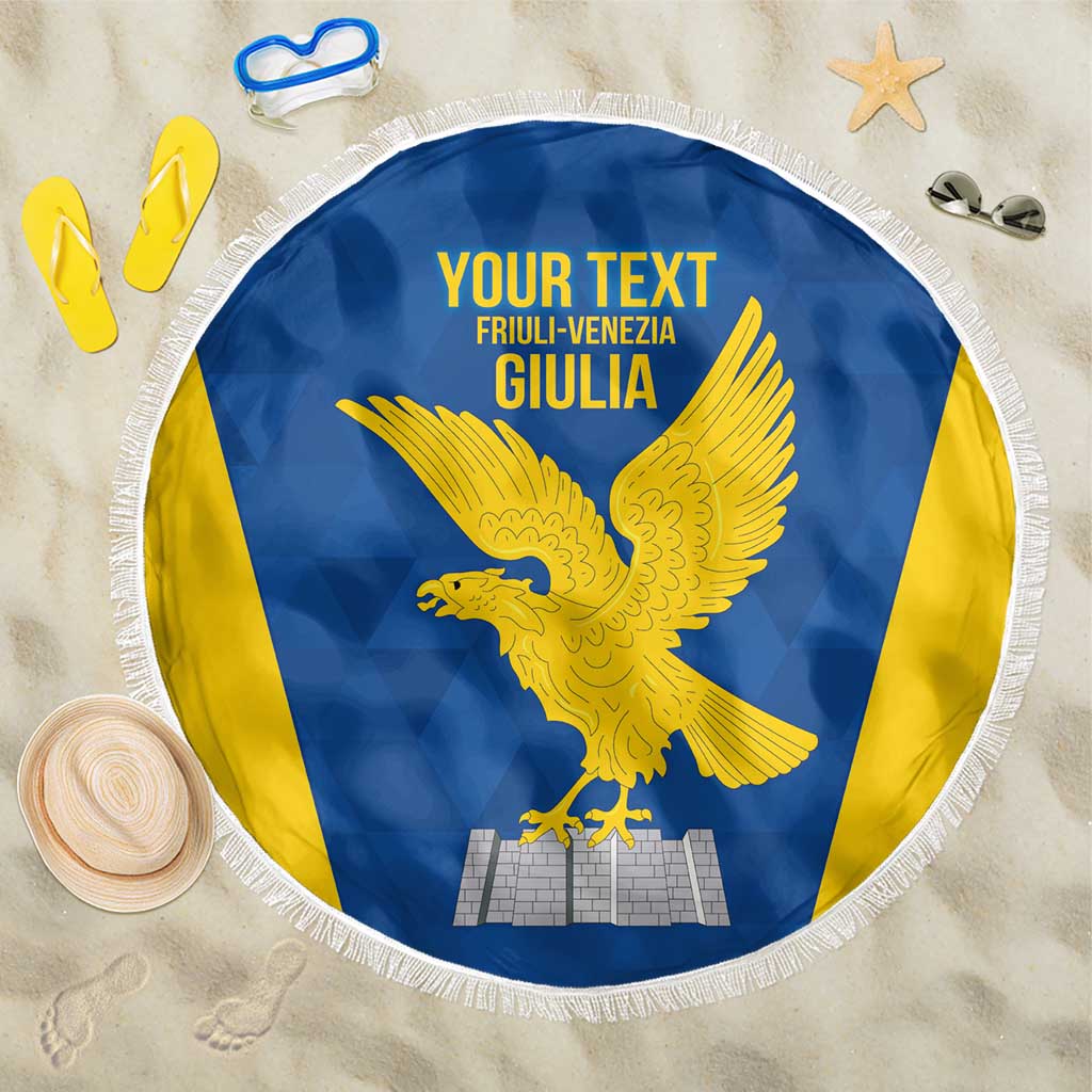 Personalized Italy Friuli-Venezia Giulia Beach Blanket Inspiration Flags Style