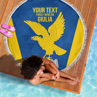 Personalized Italy Friuli-Venezia Giulia Beach Blanket Inspiration Flags Style