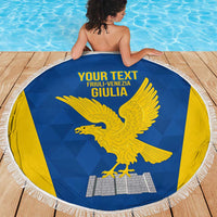 Personalized Italy Friuli-Venezia Giulia Beach Blanket Inspiration Flags Style