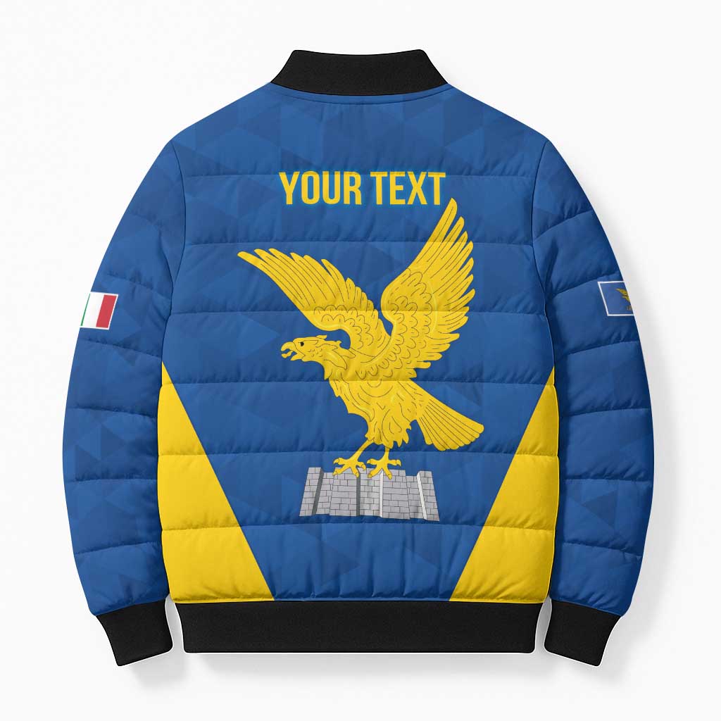 Personalized Italy Friuli-Venezia Giulia Bomber Puffer Jacket Inspiration Flags Style - Wonder Print Shop