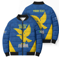 Personalized Italy Friuli-Venezia Giulia Bomber Puffer Jacket Inspiration Flags Style - Wonder Print Shop