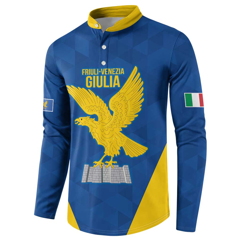 Personalized Italy Friuli-Venezia Giulia Button Sweatshirt Inspiration Flags Style