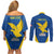 Personalized Italy Friuli-Venezia Giulia Couples Matching Off Shoulder Short Dress and Long Sleeve Button Shirt Inspiration Flags Style