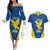 Personalized Italy Friuli-Venezia Giulia Couples Matching Off The Shoulder Long Sleeve Dress and Hawaiian Shirt Inspiration Flags Style