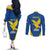 Personalized Italy Friuli-Venezia Giulia Couples Matching Off The Shoulder Long Sleeve Dress and Long Sleeve Button Shirt Inspiration Flags Style