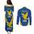 Personalized Italy Friuli-Venezia Giulia Couples Matching Puletasi and Long Sleeve Button Shirt Inspiration Flags Style
