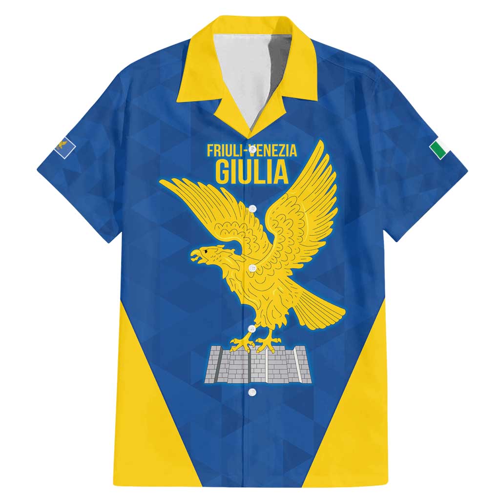 Personalized Italy Friuli-Venezia Giulia Family Matching Mermaid Dress and Hawaiian Shirt Inspiration Flags Style