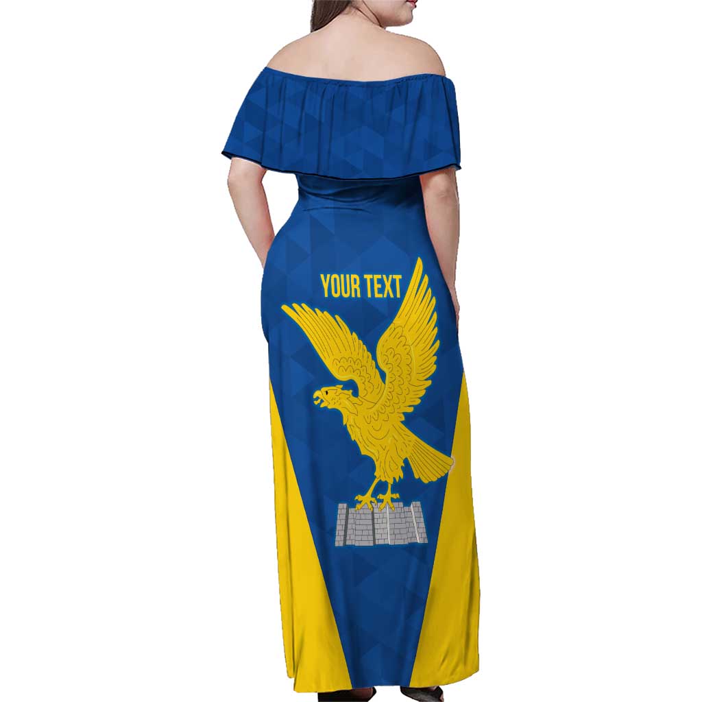 Personalized Italy Friuli-Venezia Giulia Family Matching Off Shoulder Maxi Dress and Hawaiian Shirt Inspiration Flags Style