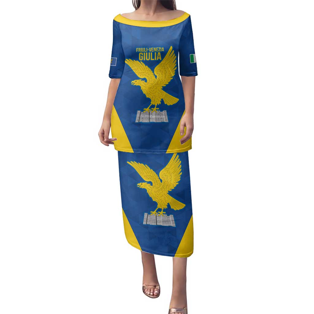 Personalized Italy Friuli-Venezia Giulia Family Matching Puletasi and Hawaiian Shirt Inspiration Flags Style