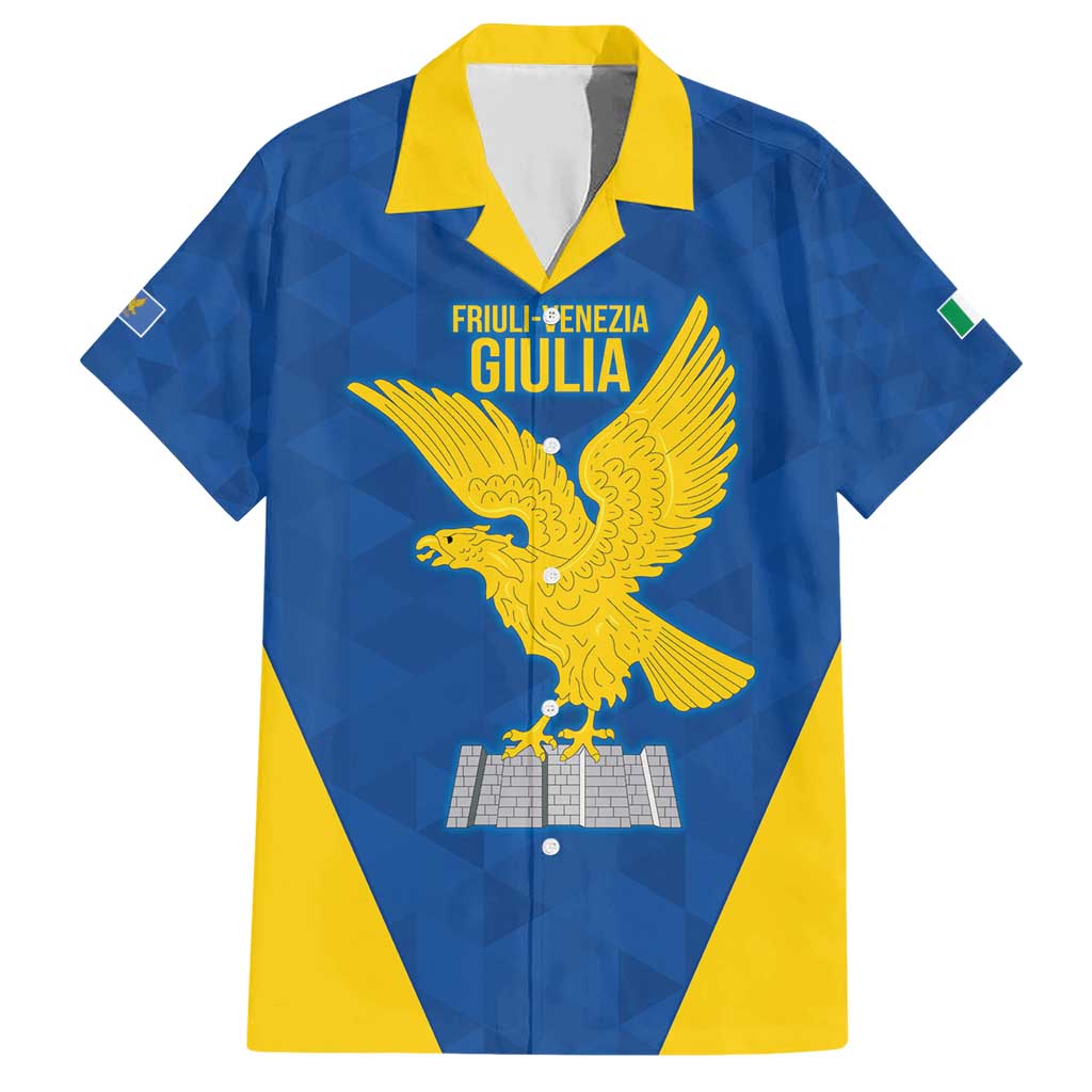 Personalized Italy Friuli-Venezia Giulia Family Matching Short Sleeve Bodycon Dress and Hawaiian Shirt Inspiration Flags Style