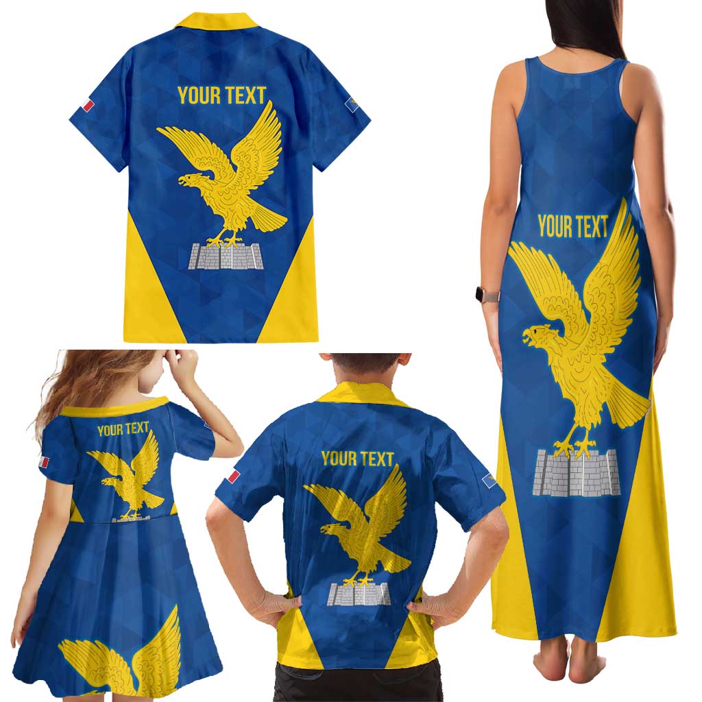 Personalized Italy Friuli-Venezia Giulia Family Matching Tank Maxi Dress and Hawaiian Shirt Inspiration Flags Style
