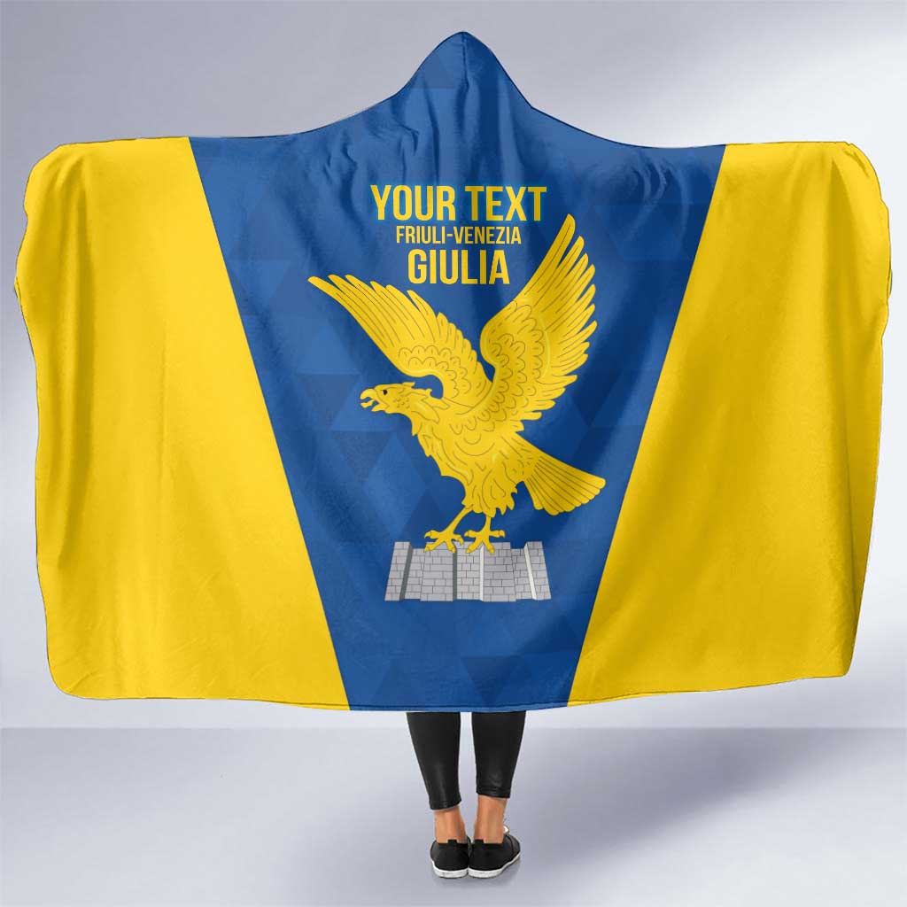 Personalized Italy Friuli-Venezia Giulia Hooded Blanket Inspiration Flags Style
