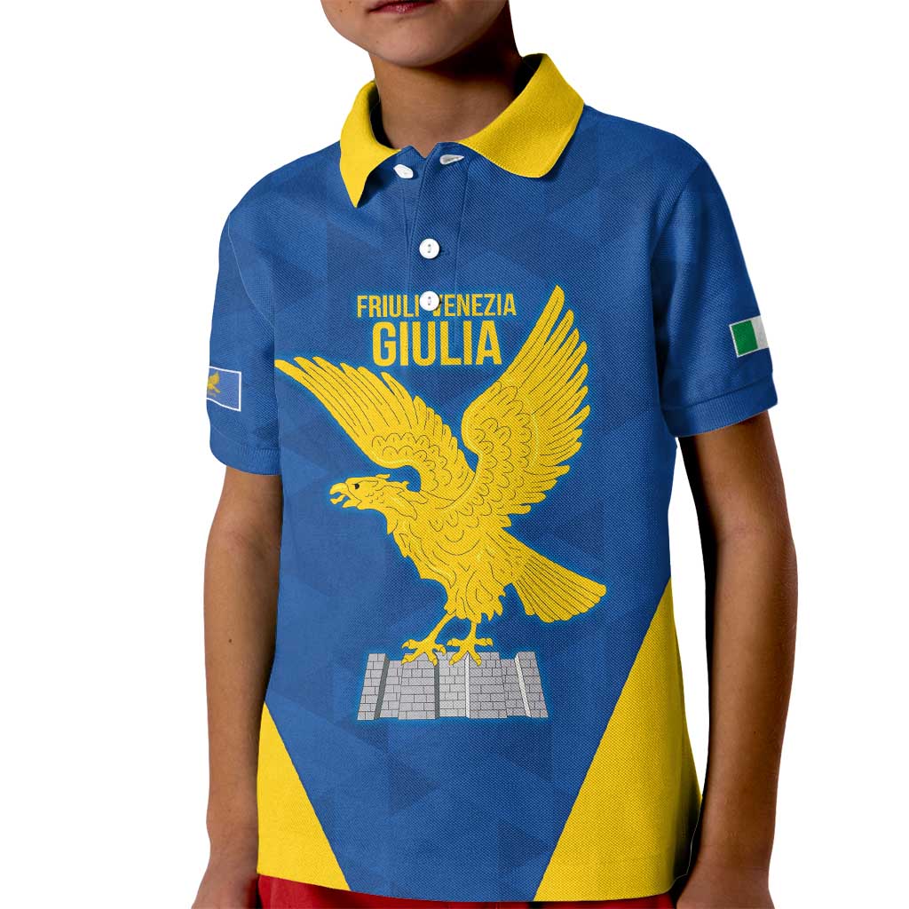 Personalized Italy Friuli-Venezia Giulia Kid Polo Shirt Inspiration Flags Style