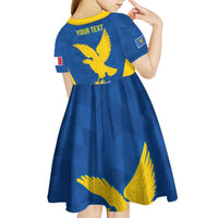 Personalized Italy Friuli-Venezia Giulia Kid Short Sleeve Dress Inspiration Flags Style