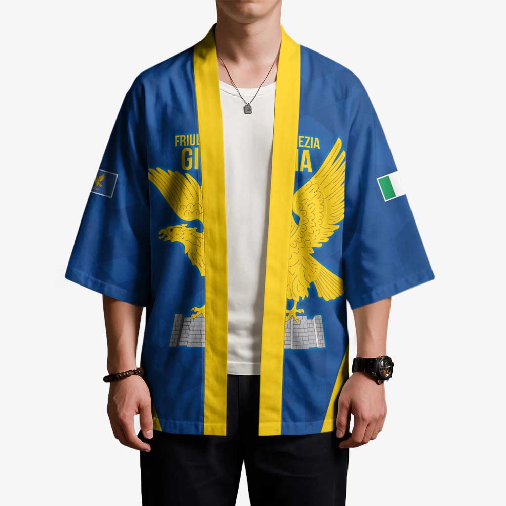 Personalized Italy Friuli-Venezia Giulia Kimono Inspiration Flags Style - Wonder Print Shop