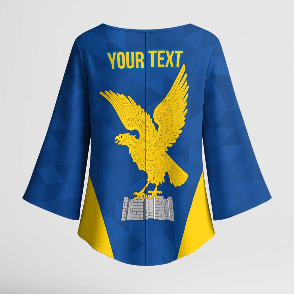 Personalized Italy Friuli-Venezia Giulia Kimono Sleeve Blouse Inspiration Flags Style - Wonder Print Shop