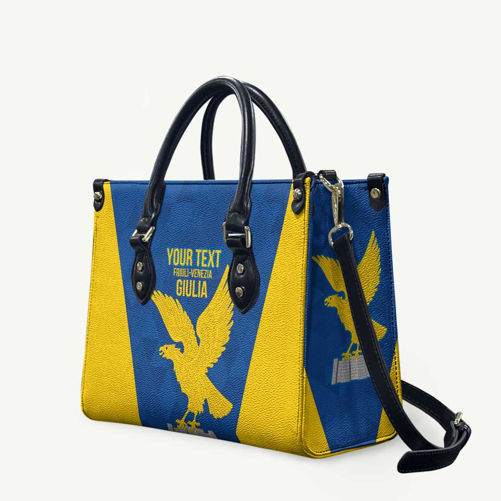 Personalized Italy Friuli-Venezia Giulia Leather Bag Inspiration Flags Style - Wonder Print Shop