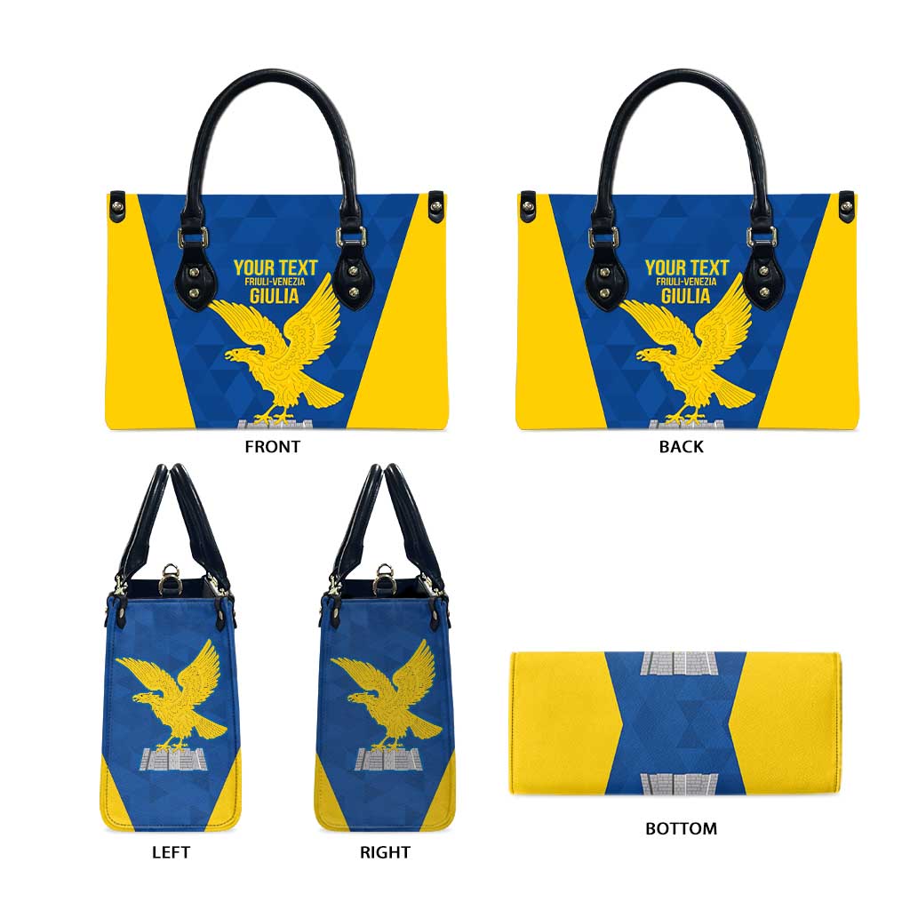 Personalized Italy Friuli-Venezia Giulia Leather Bag Inspiration Flags Style - Wonder Print Shop