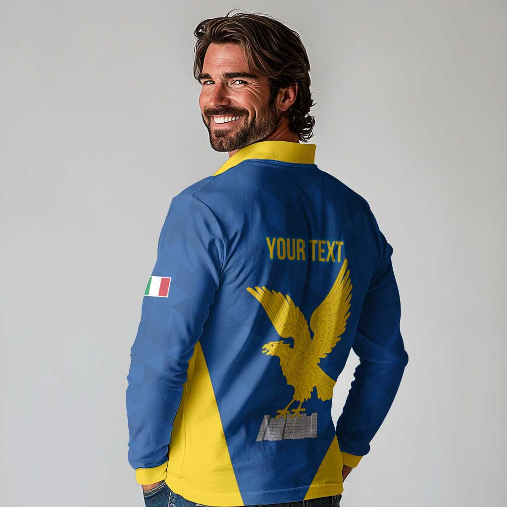 Personalized Italy Friuli-Venezia Giulia Long Sleeve Polo Shirt Inspiration Flags Style