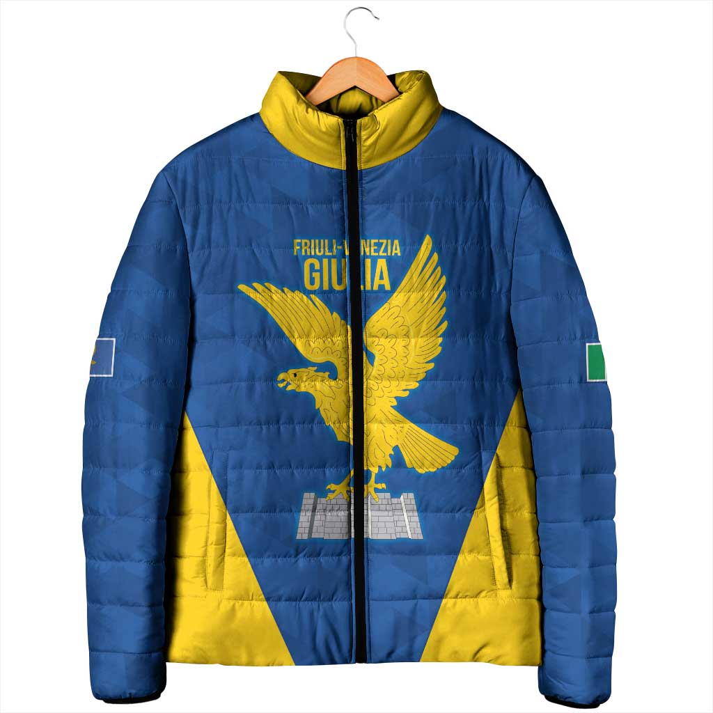 Personalized Italy Friuli-Venezia Giulia Padded Jacket Inspiration Flags Style - Wonder Print Shop