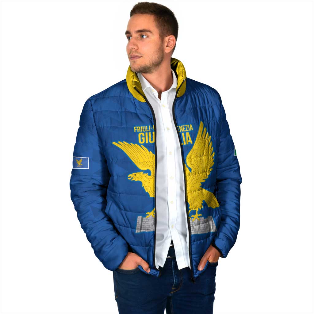 Personalized Italy Friuli-Venezia Giulia Padded Jacket Inspiration Flags Style - Wonder Print Shop