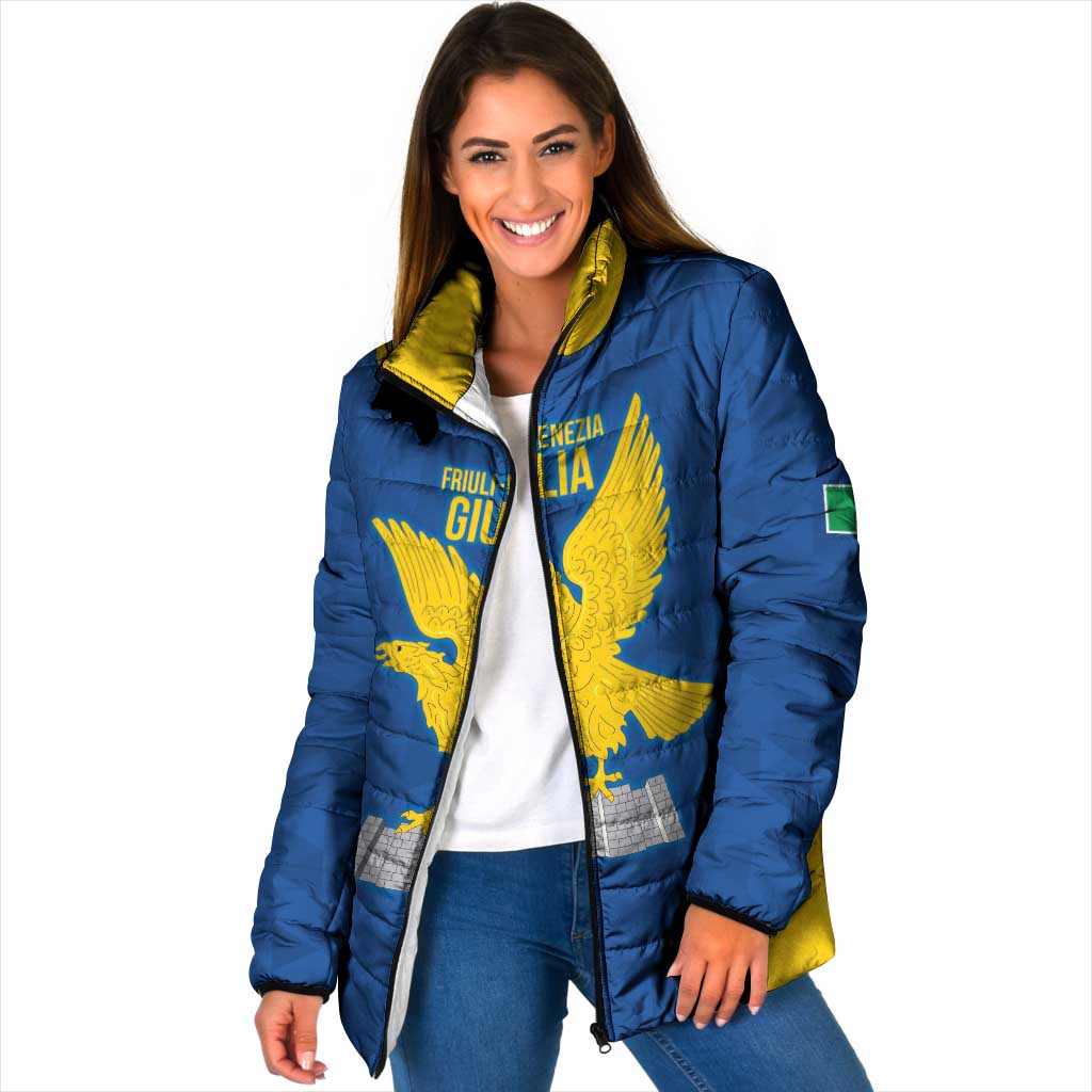 Personalized Italy Friuli-Venezia Giulia Padded Jacket Inspiration Flags Style - Wonder Print Shop