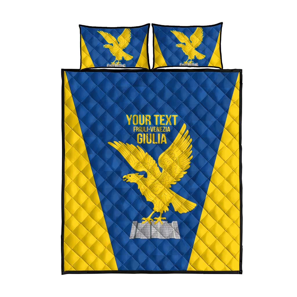 Personalized Italy Friuli-Venezia Giulia Quilt Bed Set Inspiration Flags Style