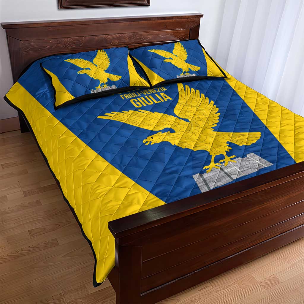 Personalized Italy Friuli-Venezia Giulia Quilt Bed Set Inspiration Flags Style