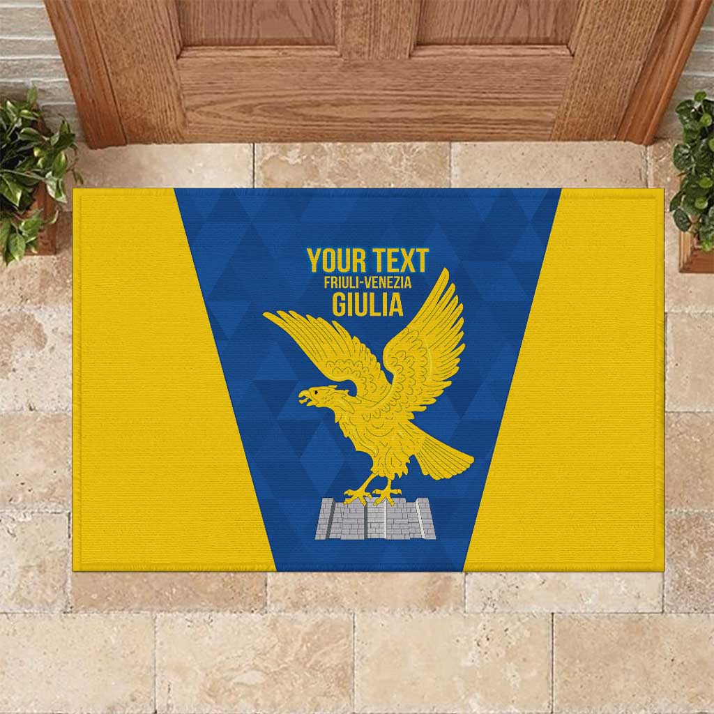 Personalized Italy Friuli-Venezia Giulia Rubber Doormat Inspiration Flags Style