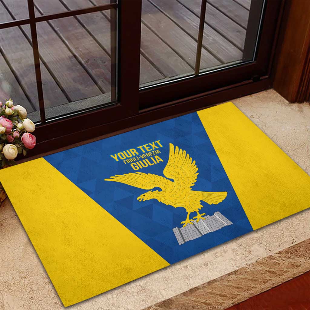 Personalized Italy Friuli-Venezia Giulia Rubber Doormat Inspiration Flags Style