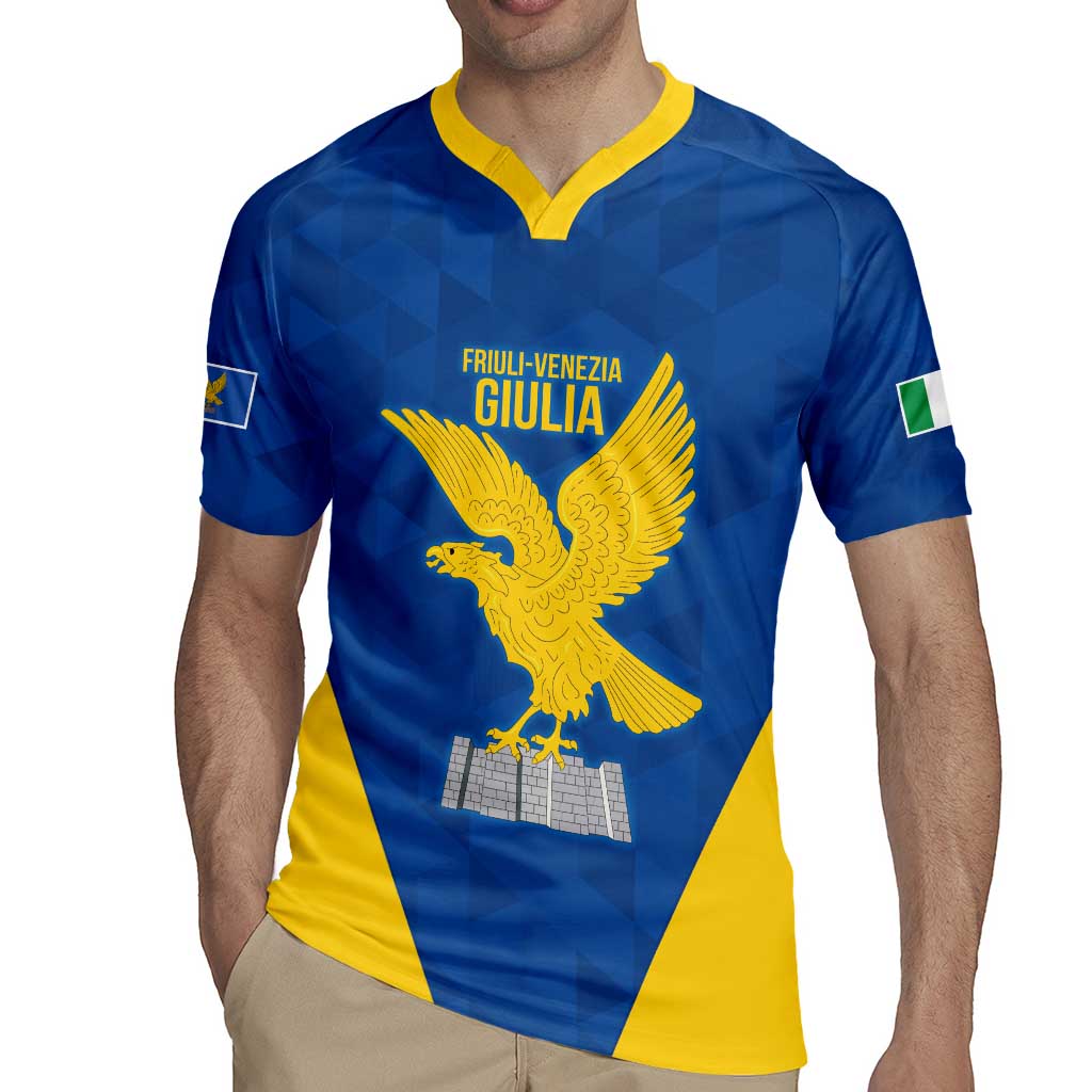 Personalized Italy Friuli-Venezia Giulia Rugby Jersey Inspiration Flags Style
