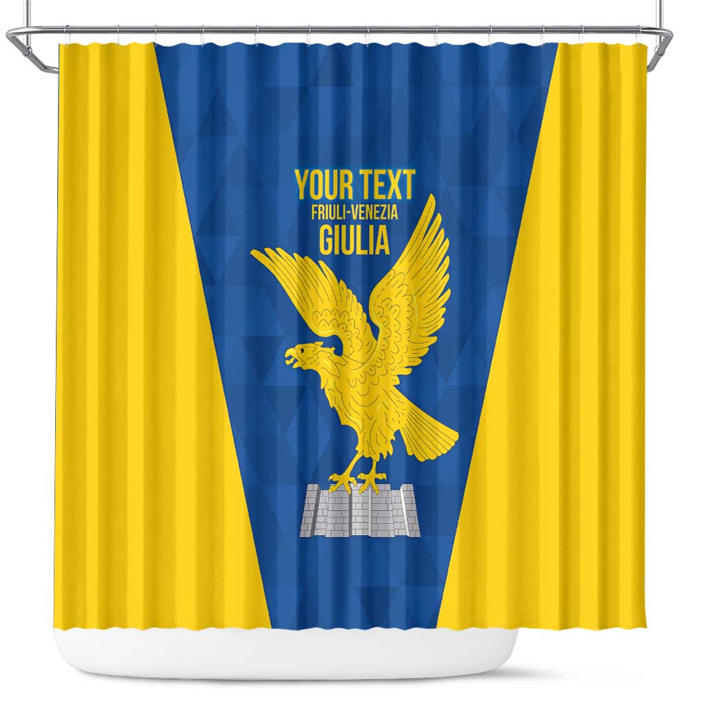 Personalized Italy Friuli-Venezia Giulia Shower Curtain Inspiration Flags Style