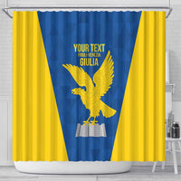 Personalized Italy Friuli-Venezia Giulia Shower Curtain Inspiration Flags Style