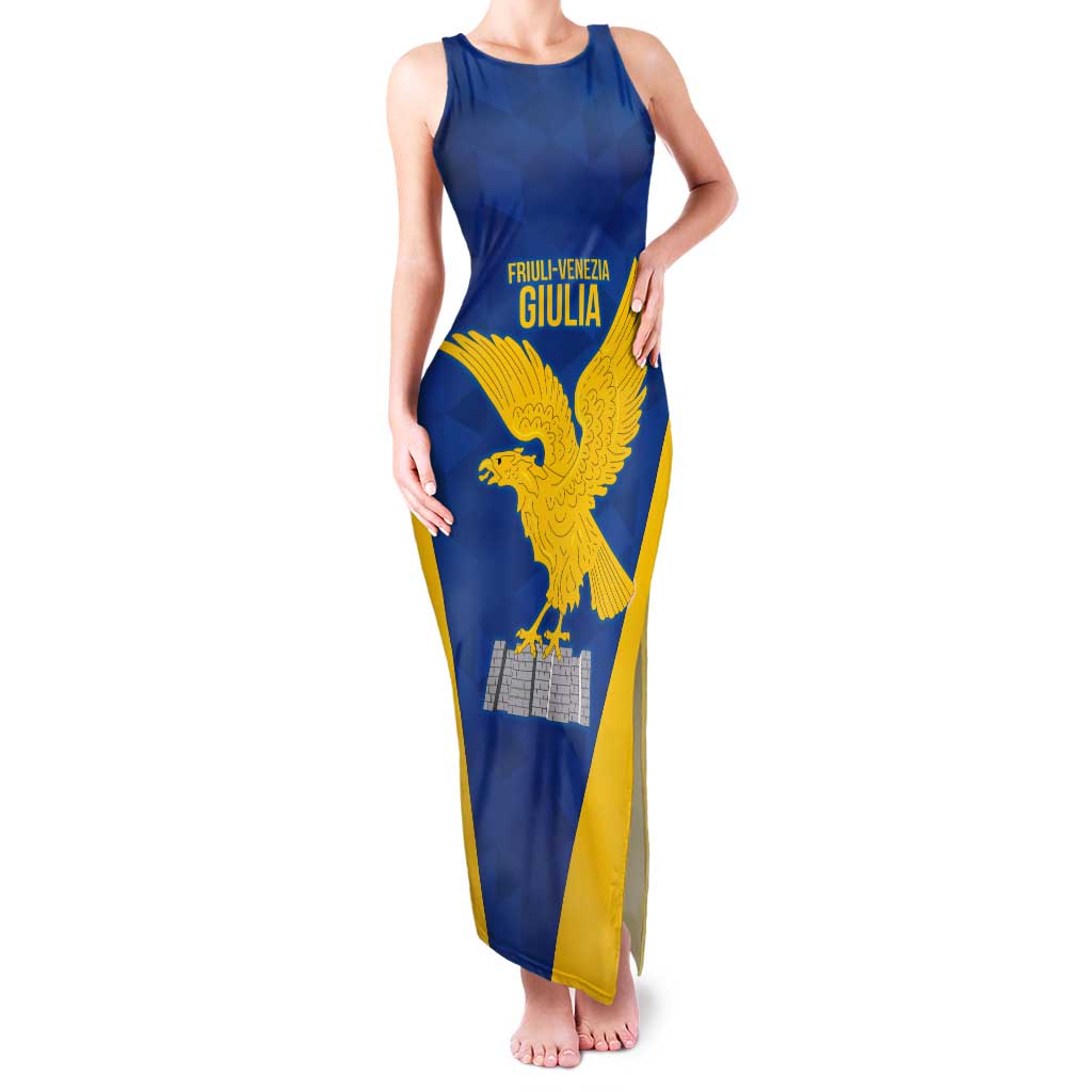 Personalized Italy Friuli-Venezia Giulia Tank Maxi Dress Inspiration Flags Style
