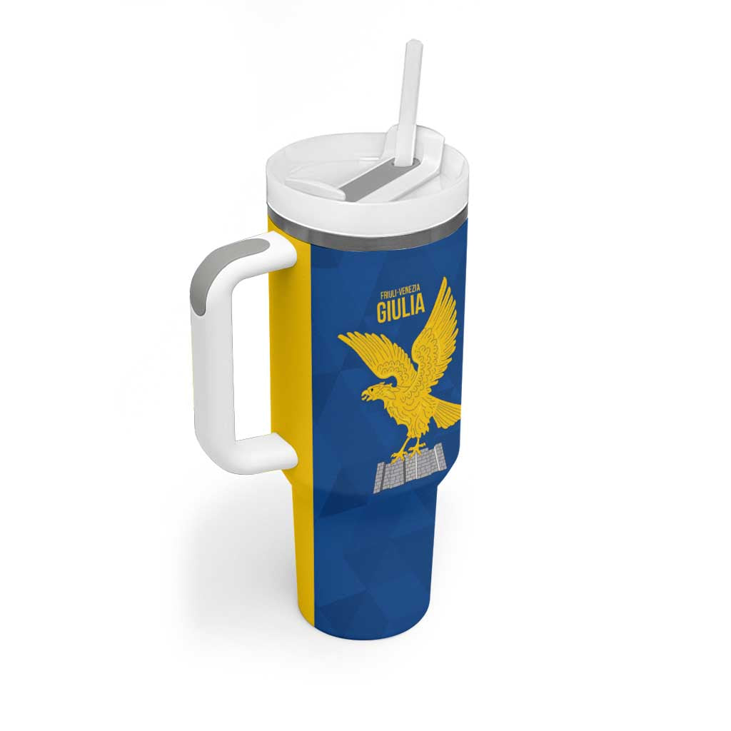 Personalized Italy Friuli-Venezia Giulia Tumbler With Handle Inspiration Flags Style