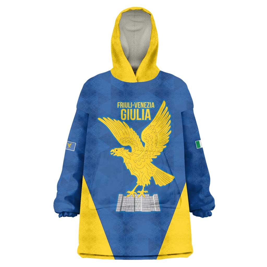 Personalized Italy Friuli-Venezia Giulia Wearable Blanket Hoodie Inspiration Flags Style