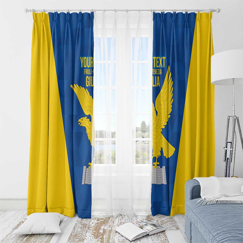 Personalized Italy Friuli-Venezia Giulia Window Curtain Inspiration Flags Style