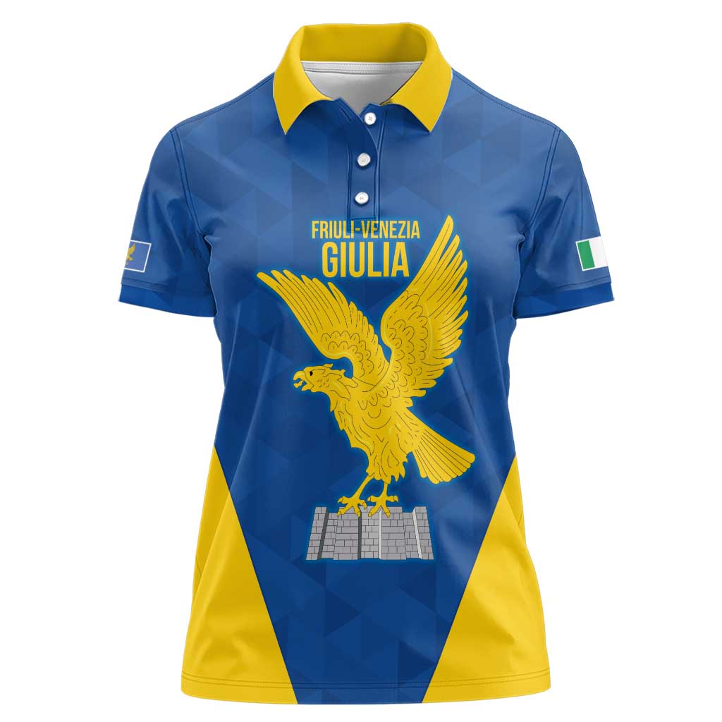 Personalized Italy Friuli-Venezia Giulia Women Polo Shirt Inspiration Flags Style