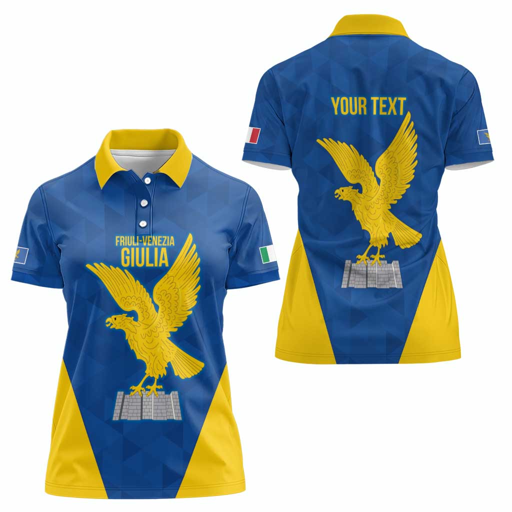 Personalized Italy Friuli-Venezia Giulia Women Polo Shirt Inspiration Flags Style