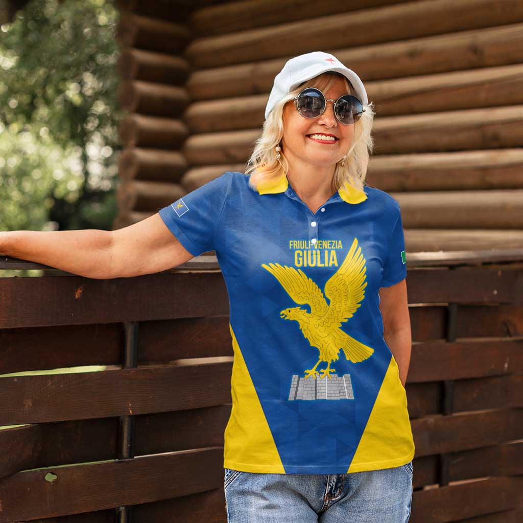 Personalized Italy Friuli-Venezia Giulia Women Polo Shirt Inspiration Flags Style