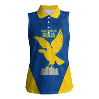 Personalized Italy Friuli-Venezia Giulia Women Sleeveless Polo Shirt Inspiration Flags Style