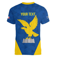 Personalized Italy Friuli-Venezia Giulia Women V-Neck T-Shirt Inspiration Flags Style