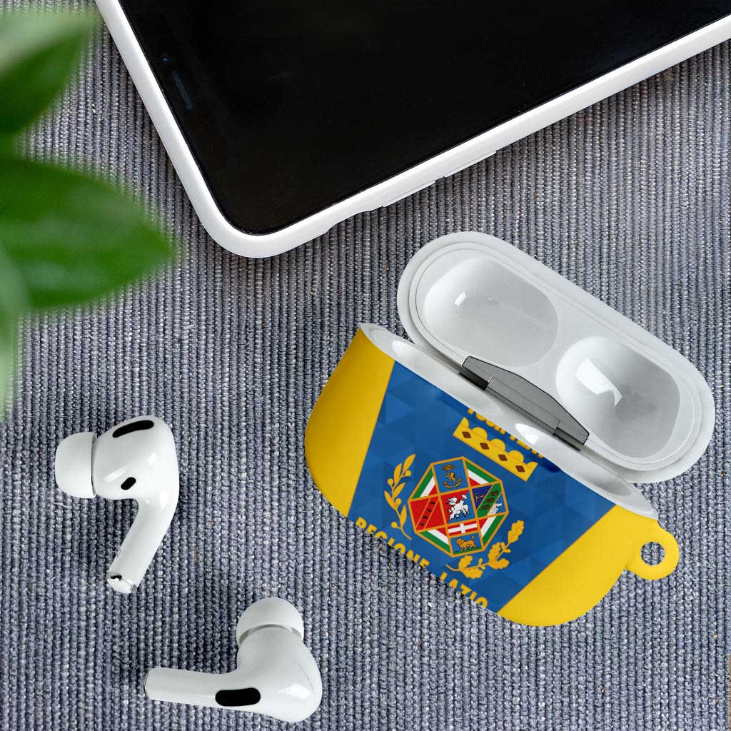 Personalized Italy Lazio AirPods Case Inspiration Flags Style - Wonder Print Shop