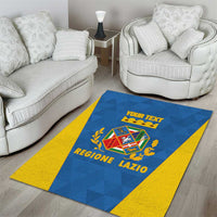 Personalized Italy Lazio Area Rug Inspiration Flags Style
