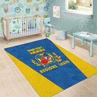 Personalized Italy Lazio Area Rug Inspiration Flags Style