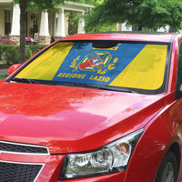 Personalized Italy Lazio Auto Sun Shade Inspiration Flags Style - Wonder Print Shop