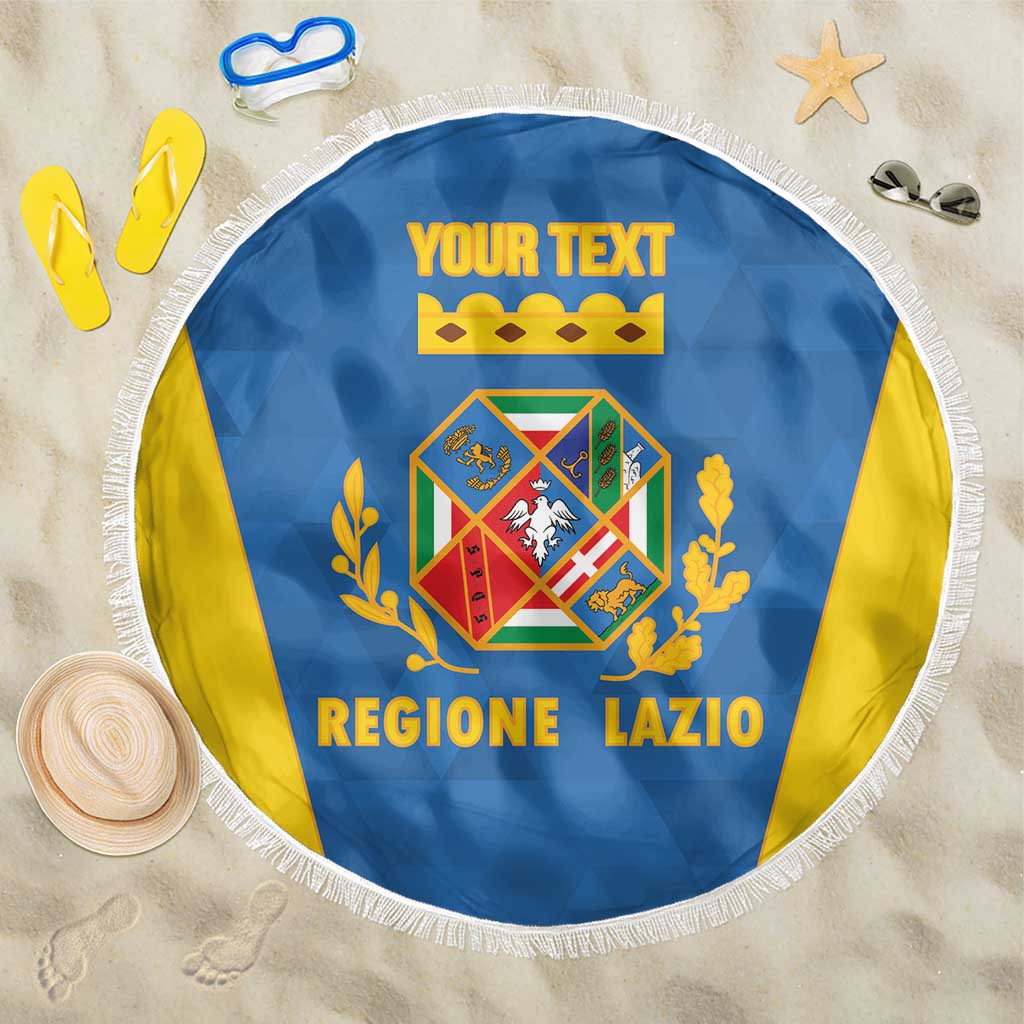 Personalized Italy Lazio Beach Blanket Inspiration Flags Style