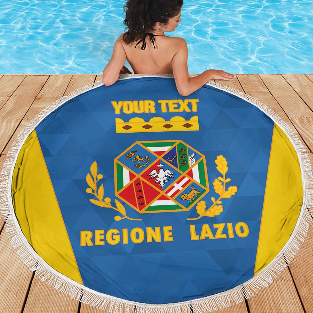 Personalized Italy Lazio Beach Blanket Inspiration Flags Style