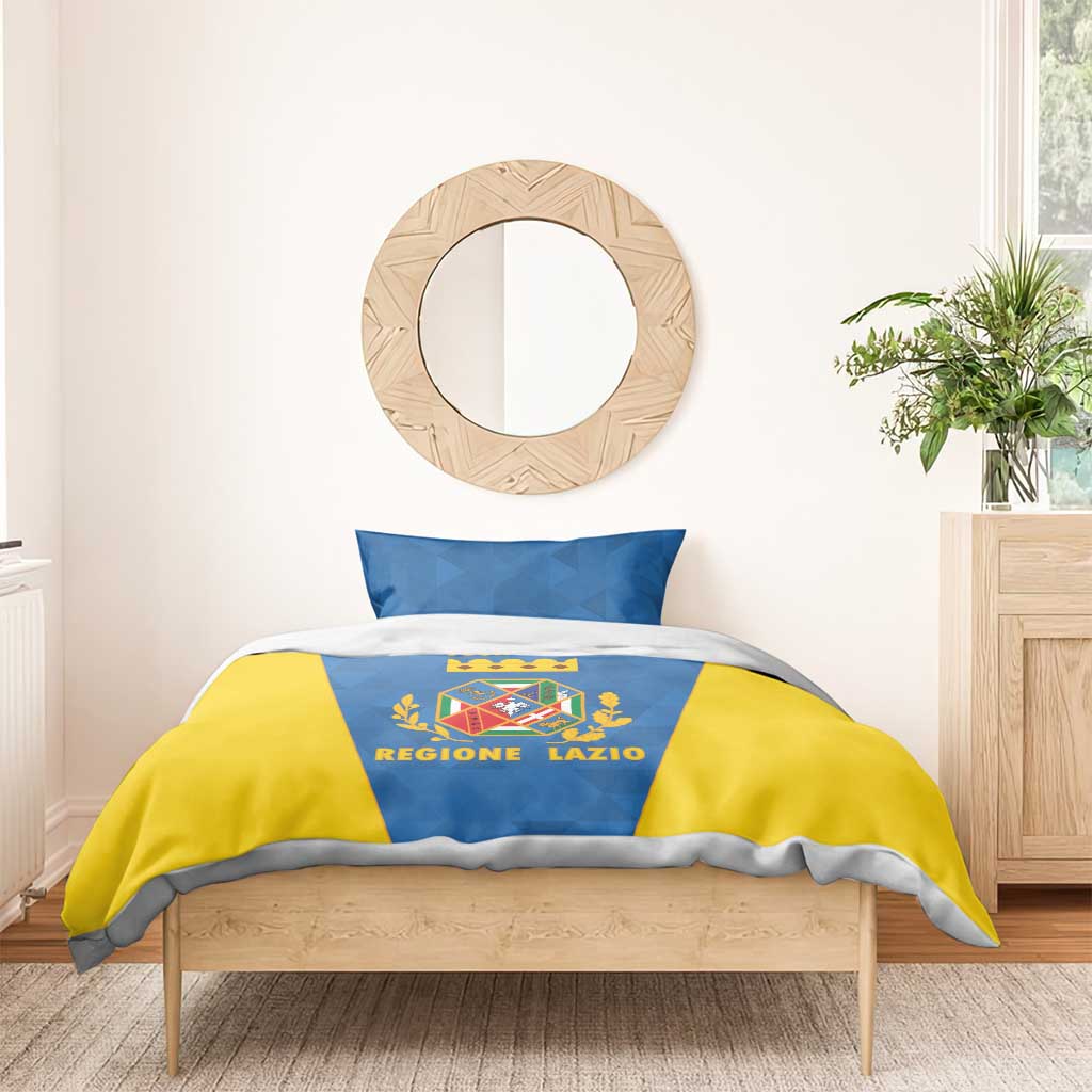 Personalized Italy Lazio Bedding Set Inspiration Flags Style